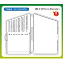 Outil pour maquette Set de 8 forêts de 1,8 à 2,5mm Outil pour maquette Set de 8 forêts de 1,8 à 2,5mm