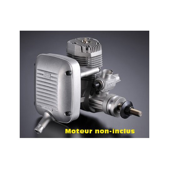 Moteur thermique radiocommandé SILENCIEUX INTEGRE 65AX - E-4050