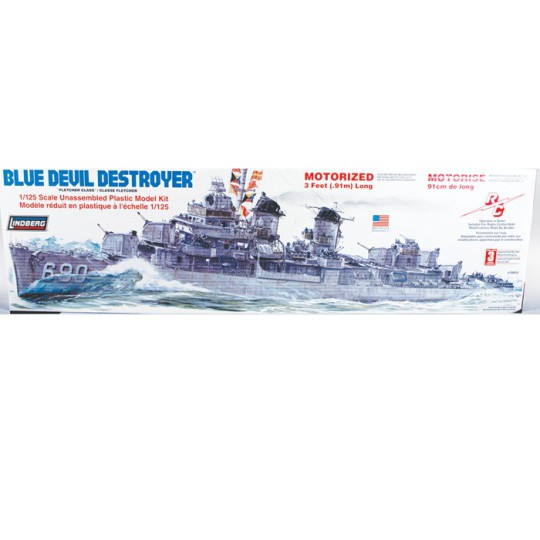 Maquette de Bateau en plastique Blue Devil Destroyer 1/125 Maquette de Bateau en plastique Blue Devil Destroyer 1/125