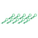 Accessoires pour voiture radiocommandée 8 Petits ClipsVert Accessoires pour voiture radiocommandée 8 Petits ClipsVert