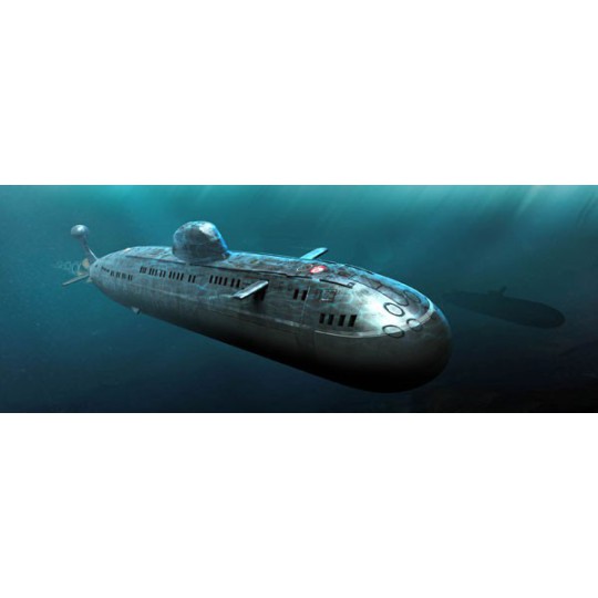 Maquette de Bateau en plastique Soviet Navy Victor III 1/350 Maquette de Bateau en plastique Soviet Navy Victor III 1/350