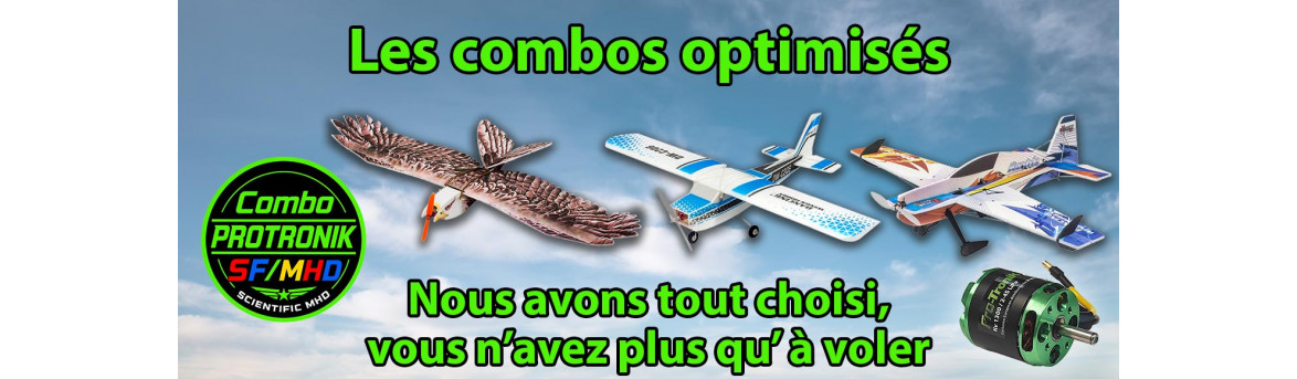 Combos Protronik: aviones RC listos para equipar