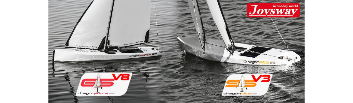 Veleros de radiocontrol Joysway: comparativa DF95, DF65, Focus 3
