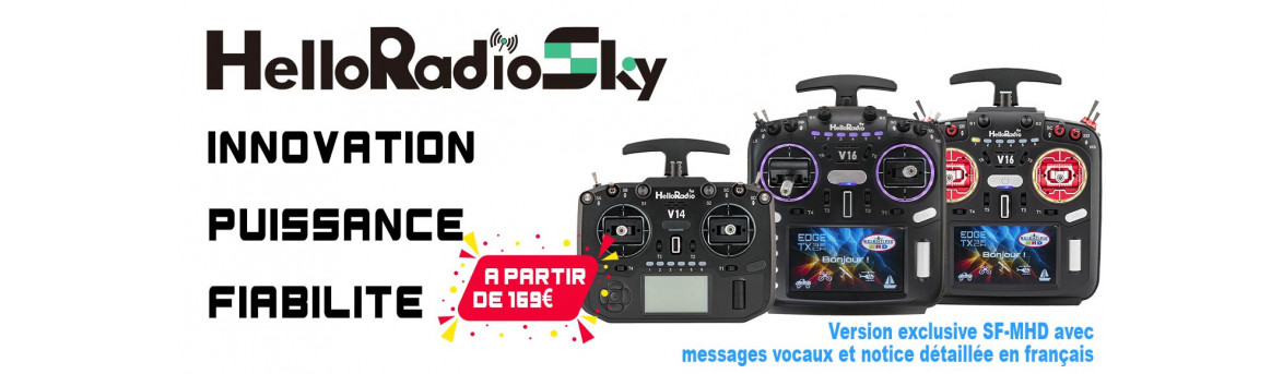 Radios de control remoto RC: transmisores, receptores y servos